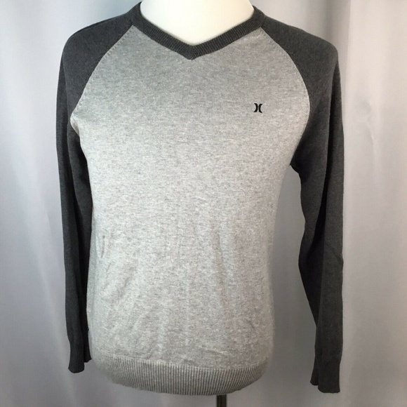 Hurley Other - Hurley The Buckle~V Neck~Two Tone Gray~Sweater
